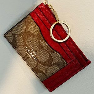 Coach coin/card wristlet